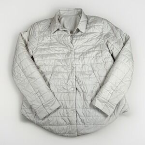 Lululemon Switch Please Quilted Jacket‎  Womens 4 Reversible Jacket Beige